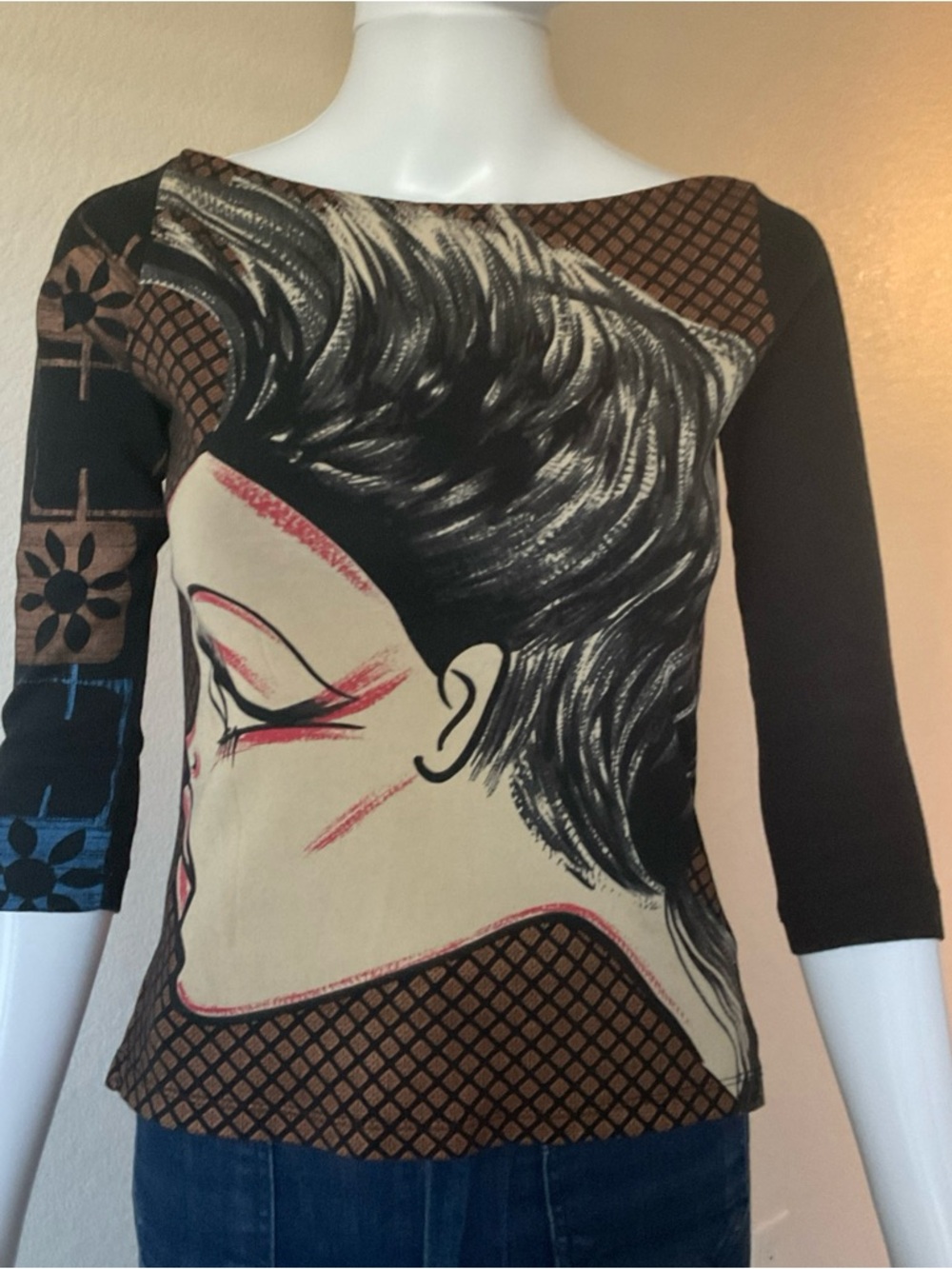 Custo Barcelona graphic art top